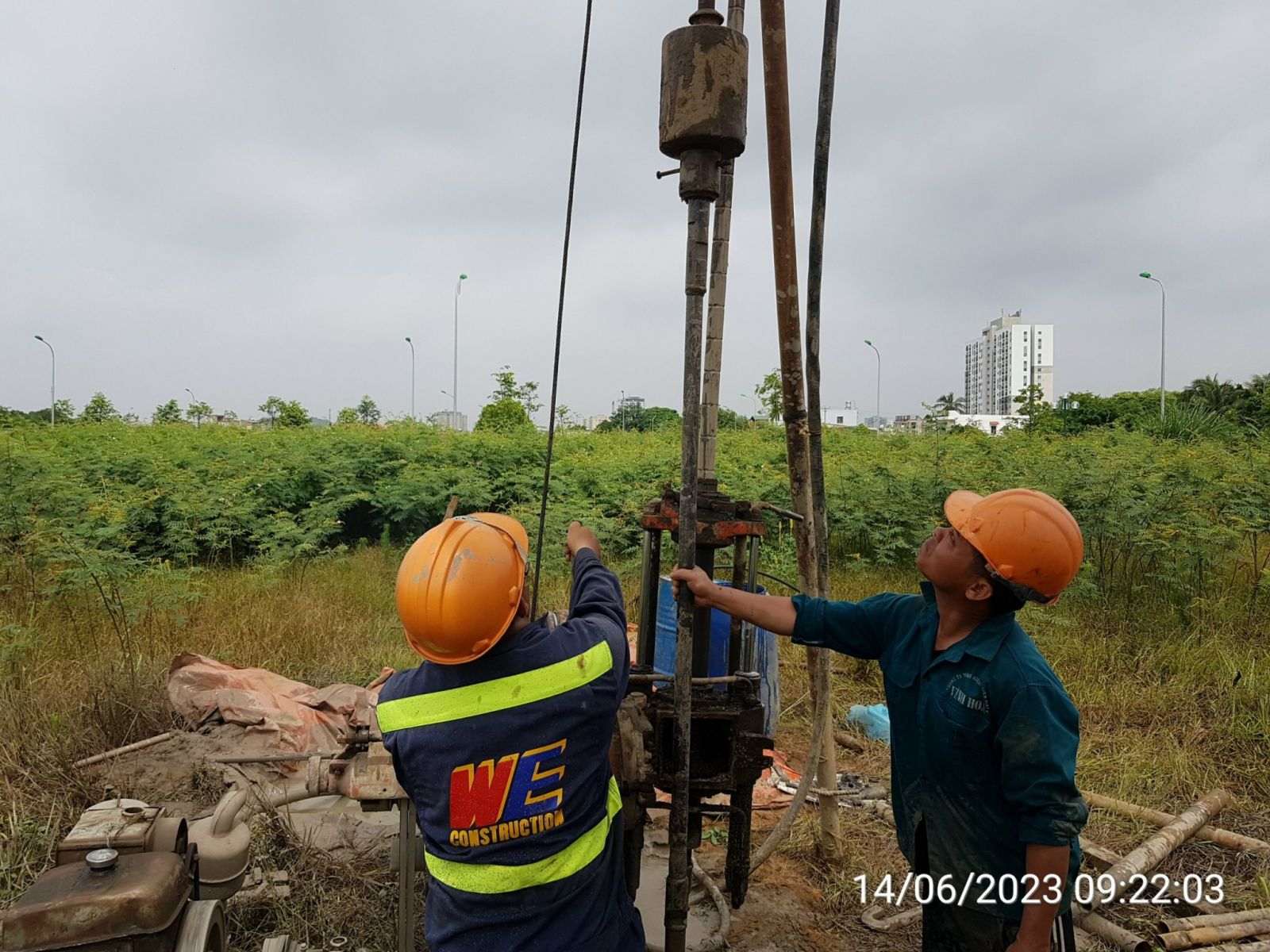 Công tác khoan khảo sát địa chất