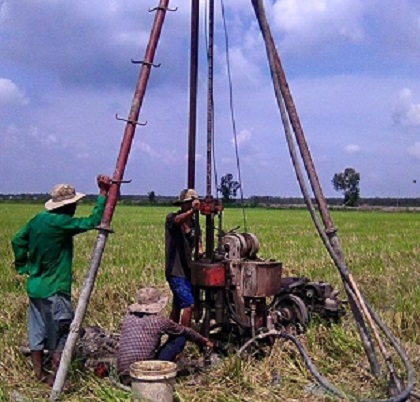 Khoan khảo sát địa chất tại Hưng Yên